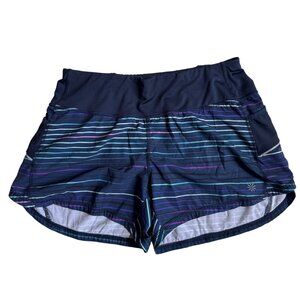 Athleta Fusion Stripe Ready Set Short - Size Medium